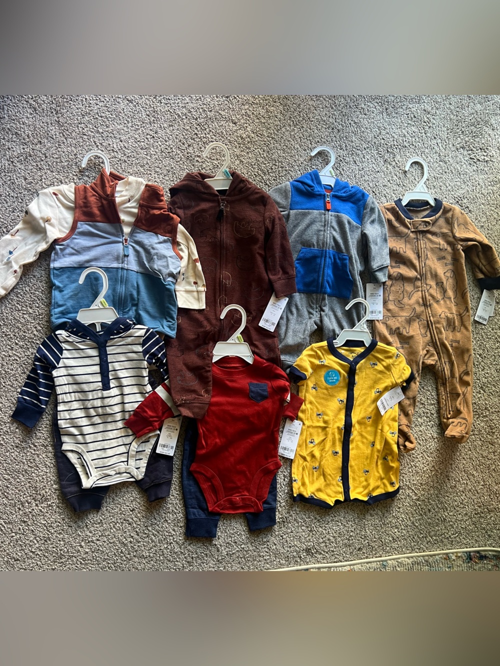 Bundle of Baby Boy Carters Clothes 3-18month